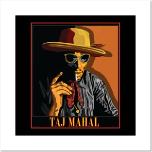 TAJ MAHAL AMERICAN BLUES MUSICIAN Posters and Art